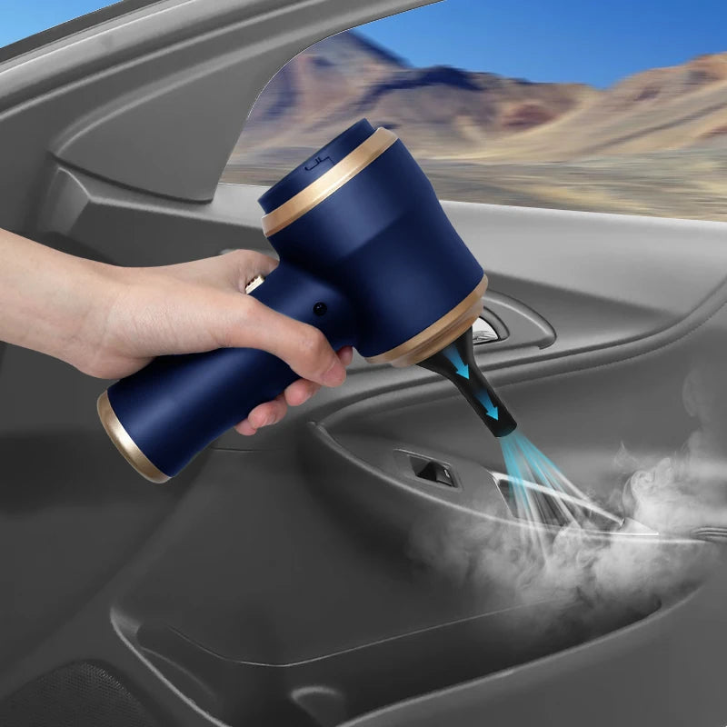 Kabelloser Auto-Staubsauger mit hoher Saugkraft – Tragbarer Handstaubsauger für Auto, Schlafzimmer-Teppiche und Haushalt